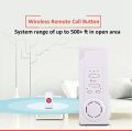 Wireless Caregiver Smart Personal Pager System Emergency Care Alarm Call Button Doorbell Nurse Alert System -500+ft Operating Range (2 in 1). 