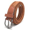 Metal Buckle Rope Waistband Classic Braided Belt Casual Dress Jeans Woven Waist Belt Female Men Uni Faux Leather Girdle. 