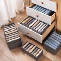 6Pcs Drawer Boxes for Jeans Trousers T-Shirt Storage Boxes Organiser Cupboard Wardrobe Drawers Organiser. 