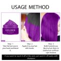 6 Colors Hair Color Wax Instant Hair Coloring Temporary Hair Colorful Shampoo Cosplay Party Makeup Women Fashion Hair Supplies. 