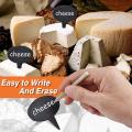Cheese Markers for Charcuterie Board, Set Of 18 PCS Slate Cheese Sign. 