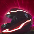 Helmet Light Strip Reliable Night Riding LED Light Flashing Sticker. 