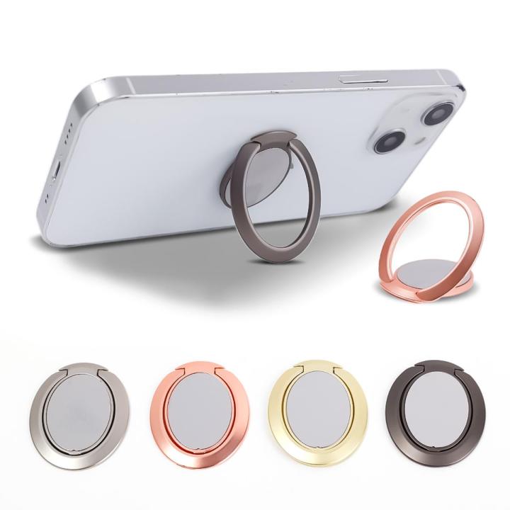 Ultra Thin Magnetic Phone Holder Mount Finger Ring Stand For Cell Phone Tablet