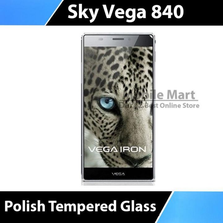 Sky_Vega A840 Tempered Glass Screen Protector Polish Glass For Sky A840