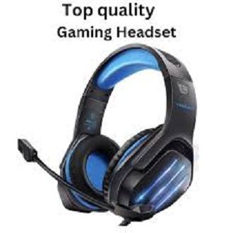 TM8 Gaming Headset With Mic For PC,PS4, Xbox One Over-Ear Headphones With Lights
