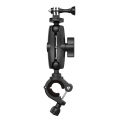KOKKO Motorcycle Bike Selfie Stick Holder Action Camera Handlebar Clamp Mounting Bracket Cycling Accessories. 