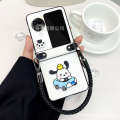 Suitable for Oppofindn3flip phone full foreskin portable N2flip protective case with skin pattern dirt resistant cartoon. 