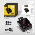 INNOVAT® M88Plus Power Bank Wireless Bluetooth Earphones 2-in-1 High Battery Ultra Long Range Earbuds TWS Black Technology Headphones. 