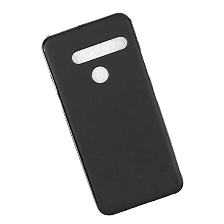 LG G8 ThinQ  Case Soft TPU Slim Smooth Flexible Protective Phone Cover -  Black Matte