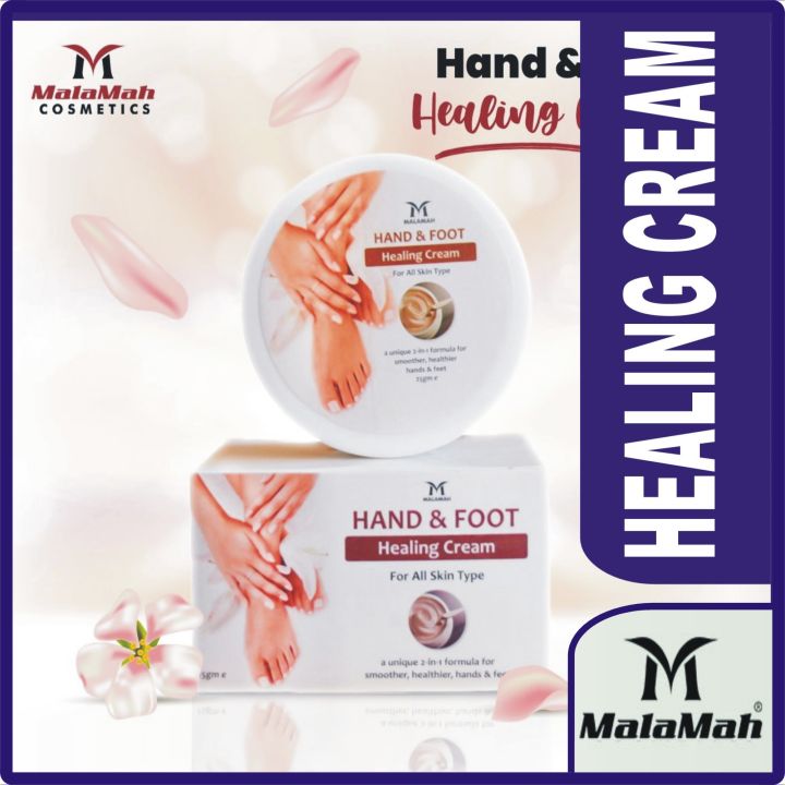Malamah Hand & foot healing cream for all skin type 25g for Malamah Hand & foot healing cream for all skin type 25g for hands and feet FOR DEEP SKIN TREATMENT ULTRA HD GLOW, ACTIVE SKIN TIGHTNINGS, INSTANT GLOW INTENSIVE EFFECTS FOR ALL SKIN TYPES