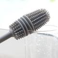 Silicone Bottle Cleaning Brush with Long Handle - Cleaning Tool for Baby Feeder and Bottles - Mini Brushes for Kitchen. 