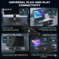 YSD E1102 Original Multimedia Soundbar | Dual High-Power Speakers + Twin Bass Diaphragms 360° Surround Sound | USB Powered 3.5mm Wired Desktop Speaker for Gaming, PC & Laptop - Add-To-Cart. 