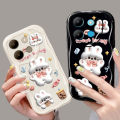 VRQR Wave Edge Phone Case for Infinix Smart 7 7 HD X6515 X6516 Case Cartoon Pattern TPU Tecno Spark Go 2023 POP 7 Pro BF7 BF7n BF7h BF6 Soft Cover. 