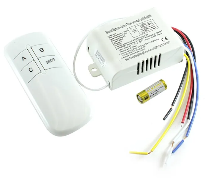 Wireless%20remote%20control%20switch%20for%20lights%20and%20fan,%203-way%20channel%20220V%20on/off%20lamp%20transmitter.%20Includes%20remote%20control%20light%20and%20fan%20kit,%20room%20light%20remote%20control%20kit,%20and%20fan%20switch%20kit.%20Comes%20with%2023A%2012V%20battery%20-%20Image%205