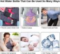 Random Colour Classic Rubber Hot Water Bottle, Great for Pain Relief, Hot and Cold Therapy for Men and Women Personal Use (Pack of 1) - Secure & Leakproof BPA Free Hot Water Bag Ideal for Menstrual Cramps, Neck and Shoulder Pain Relief. 