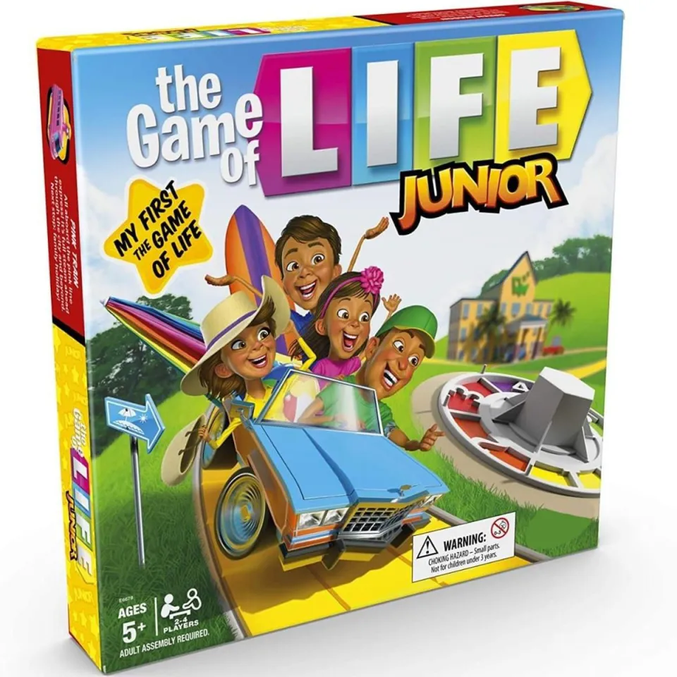 The Game of Life Junior Board Game for Kids Ages 5 and Up, Game