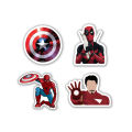 Marvel Hero Stickers for Kids/Teens fans, Waterproof DIY stickers for Decor, Laptop, Water Bottle, Car Cup, Computer, Guitar, Skateboard, Luggage and Bike Bumper etc. 