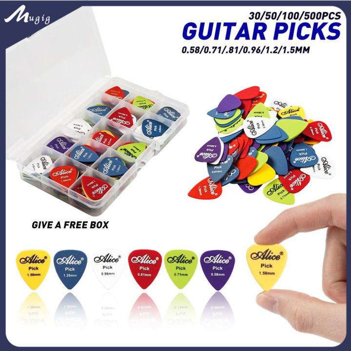 %E3%80%90Footprint%E3%80%91%20Guitar%20Picks%20Acoustic%20Electric%20Guitar%20Picks%20Plectrum%20Various%206%20Thickness%20+%20Pick%20Box%20Guitar%20Parts%20Accessories%2030/50/100/500Pcs%20-%20Image%202