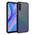 For Huawei Y9s - High Quality Matte PC Back Soft TPU Frame Shockproof Color Button with Camera Protection Lens Protection Camera Protective Back Cover Case For Huawei Y9s. 