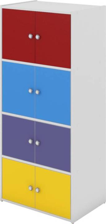 BS-004%20-%20MDF%20Lasani%20Modern%20White%20Closed%20Colorful%20Book%20Shelf%20Storage%20Rack%20Living%20Room%20Shelves%20Books%20Furniture%20Children%20Side%20Board%20Bedroom%20Study%20Magazine%20Organizer%20-%20Red,%20Blue,%20Purple%20&%20Yellow%20-%20Image%204