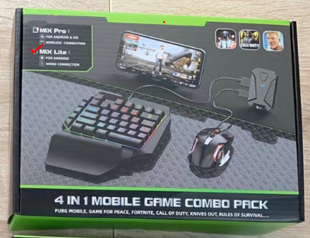Set%20MIX%20Pro%20/Mix%20Lite%204%20IN%201%20Mobile%20Game%20Combo%20Pack%20/Converter/Wired%20Keypad%20Ergonomic%20One-headed%20PUBG%20/%20shooting%20games%20with%20wire%20or%20with%20Bluetooth%20connection%20-%20Image%202