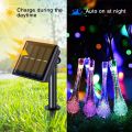 Solar Light String Indoor Outdoor Waterproof Water Drop Lights Decoration for Garden Party Lighting  ( 5M 20LEDs). 