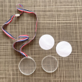 24Pcs Colorful DIY Medal Lanyard Medal Design Your Own Award Medals,DIY Medal for Children, Corporate, Sports, Festivals. 