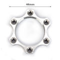 Bike Bicycle Freewheel Threaded Hubs Disk Disc Brake Rotor 6 Bolt Flange Adapter. 