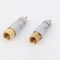 1Pair/2pcs RCA Plug 24K glod plated - Nakamichi. 