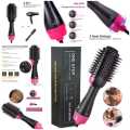 New Imported 3 in 1 Hair Dryer Brush Iron Hair Straightener Curler Comb Electric Blow Dryer With Comb Hair Brush Roller in pakistan. 