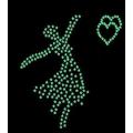 Pack Of 200 - IMPORTED Fluorescent Night Glowing Stars Wall Sticker. 