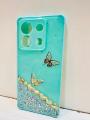 Redmi Note 13 Girls Back Cover - Girls Back Cover - Fancy Flower Butterfly Covers - Redmi Note 13 Back Cover. 