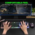 Li magnesium GTX350 luminous keyboard mouse set suspension keyboard manipulator sense electric competition game mouse keyboard. 