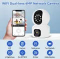 Dual Lens CCTV - CCTV Camera - Wifi Camera - Wifi Smart Camera - CCTV Camera Wifi - Home Security Camera - Smart Camera Wifi - CCTV Wifi - Security Camera For Home Wifi - Camera CCTV - Security Camera - Security Camera For Home - 360 Indoor Camera. 