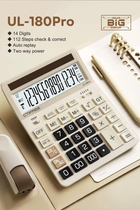 New Citifree Big Solor Power Calculator 180 Pro