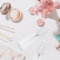 3pcs 30ml Fine Plastic empty Mist Spray Bottle 4.1 inch long Refillable for use Perfume set a Makeup Container Mini Bottle Leakproof Small Travel bottle Cleaning Cloth clear 30ml spray bottle. 