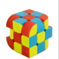Penose cube New Rotation 3x3 plastic magic trihedron slide stickerless curved cube educational 3d puzzle toy 2022. 