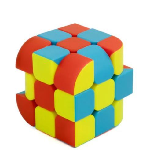Penose cube New Rotation 3x3 plastic magic trihedron slide stickerless curved cube educational 3d puzzle toy 2022