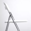 IKEA Folding Chair : NISSE, Black | White. 