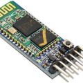 HC-05 Wireless Bluetooth RF Transceiver Integrated Bluetooth Module 6 Pin Wireless Serial Port Communication BT Module for Arduino. 