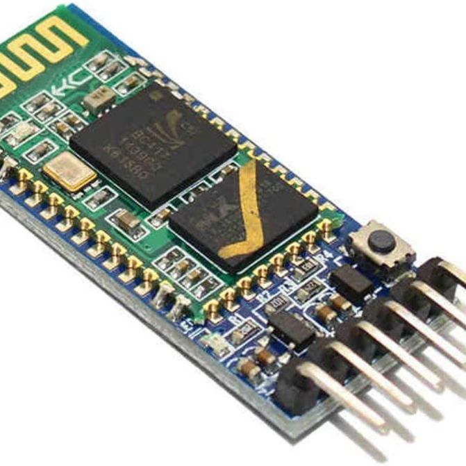 HC-05 Wireless Bluetooth RF Transceiver Integrated Bluetooth Module 6 Pin Wireless Serial Port Communication BT Module for Arduino