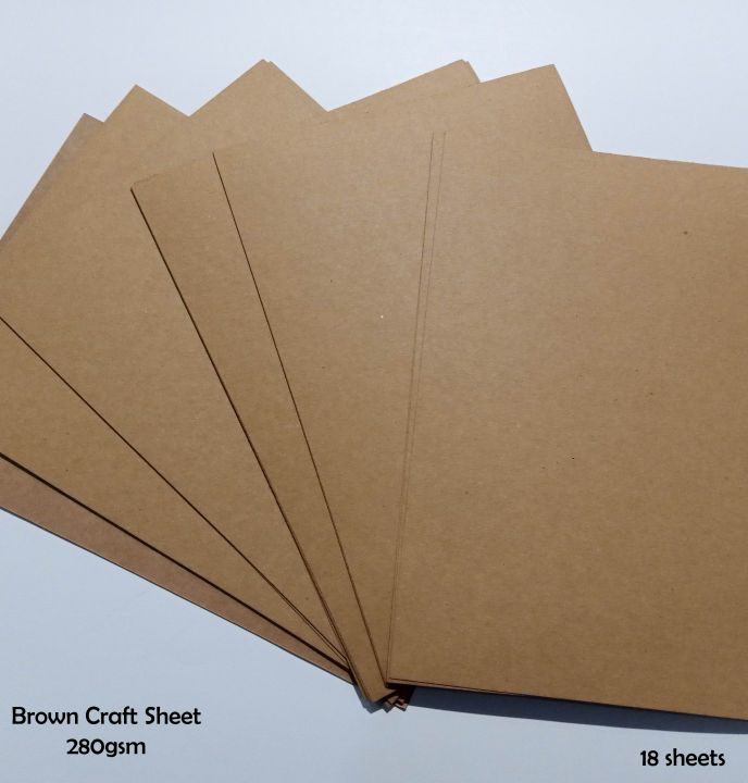 Bello%20Craft%20A4%20Brown%20Craft%2018%20sheet%20Card%20stock%20set%20Scrapbooking%20-%20Image%203