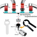 Aerator Tap Extension Kitchen Tap Attachment Aerator Faucet M24/M22,Tap Strainer Double Function,Aerators 360°Rotatable. 