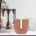 Geometric Silicone Mold 3D Geometric Rainbow Silicone Candle Mold Unique Arch Molds, Creative Diy Handmade Epoxy Resin Molds, Candle Molds For Candle Making Molds For Candles. 