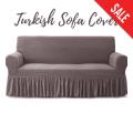 Frill sofa cover mash jersey (standard size). 