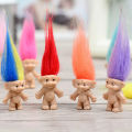 10pcs/lot 8cm Mini Trolls Doll Action Figures Toy Plastic Classical Models Dolls Spirits Boys Girls Funs Gift Toys for Children. 