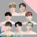SEVENTEEN boy group Hong Jisoo, DK, Kim Minkyu, Lee Seokmin, Kwon Soonyoung, peripheral humanoid clothes hangers. 