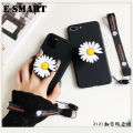 Phone Case Samsung Galaxy M42 Soft Back Cover +Daisy Flowers Folding Samsung M42 case. 