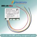 HX-3S-F100A 100A 3S BMS Module With Wire 18650 Li-ion Charger Protection Module 3s-F100A BMS circuit With Wire 12.6V  Module. 