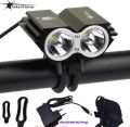 Power 5000 Lumens XM-L U2 LED Bicycle Light 6400mAh 4 Modes Waterproof LED Bike Lmap Head Light Super Bright Lighting Lamp for Outdoor Sports Like Camping Hiking. 